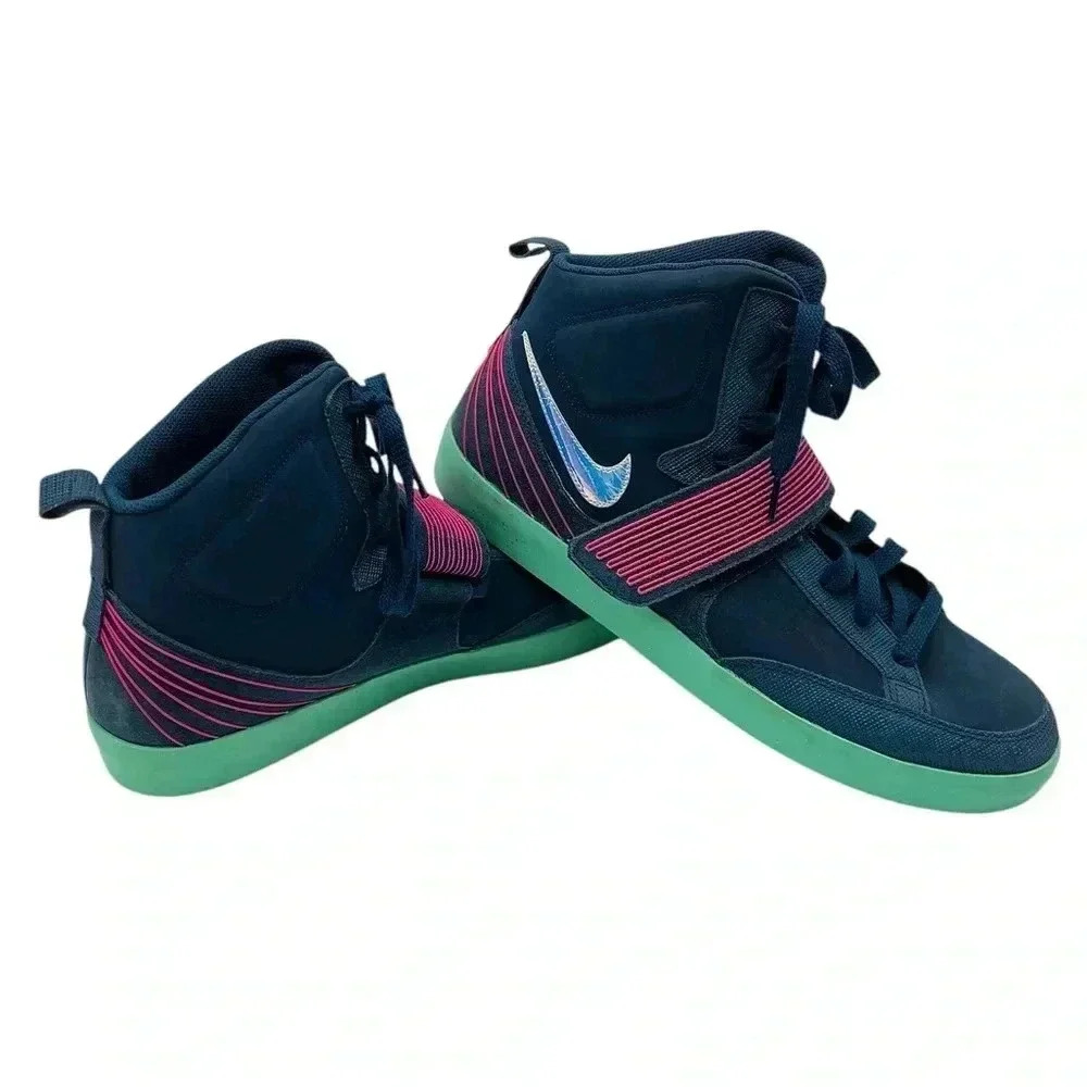 Nike Sky Stepper Brave Blue/Pink Glow High Top Sneaker Size 14